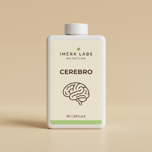 Cerebro Imera Labs Nutrition, flacon Flat Postal 320 ml, 90 capsule